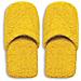 Set 2 pantofole uomo giallo. - Foto miniatura 1