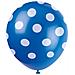 6 Pallonci Blu A Pois Bianchi Taglia Unica - Foto miniatura 1