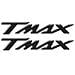 Adesivi Resin 3d Versione 04 Scritta Tmax Resinata 16x2.6 Cm - Nero - Foto miniatura 1
