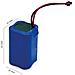Batteria Al Litio Ricaricabile 18650x4 7,4v 4400mah. Con Connettore - Foto miniatura 2