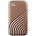 WD 1TB My Passport SSD portatile con tecnologia NVMe, USB-C, fino a 1.050 MB / s in lettura, fino a 1000MB / s in scrittura, Oro - Foto miniatura 1