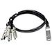 Cb-qsfp4x10g-1m Cavo A Fibre Ottiche Qsfp+ 4x Sfp+ Nero (40g Qsfp+ To 4 10g Sfp+ 1m - Direct Attached Copper Cable - Warranty: 3y)  - Foto miniatura 1