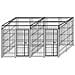 Box Per Cani Doppio In Rete Con Predisposizione Copertura Zincatura Caldo Dimensioni 200 X 200 X H 180 Cm - Foto miniatura 1