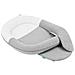 Riduttore da Culla Anticoliche 3 in 1 CloudNest Bianco Grigio - Foto miniatura 1
