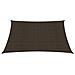Vela Parasole 160 g / m² Marrone 2,5x3 m in HDPE - Foto miniatura 4