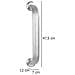Asta Bagno Per Disabili Secura Premium, 43 Cm, - Foto miniatura 5