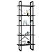 Libreria a 5 Ripiani Grigia 60x30x175 cm in Legno Multistrato - Foto miniatura 4