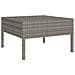 Set Divani Da Giardino 9 Pz Con Cuscini In Polyrattan Grigio - Foto miniatura 3