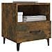 Comodini 2 Pz Rovere Fumo In Legno Multistrato - Foto miniatura 6