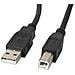 Cavo Stampante Lanberg Da Usb A Maschio A Usb B Maschio 1,8 M Nero Ca-usba-10cc-0018-bk - Foto miniatura 3