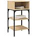Comodini 2 Pz Rovere Sonoma 35x34,5x70 Cm In Legno Multistrato - Foto miniatura 3