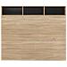 Testata Letto Zeus 145 Cm Con Contenitore Rovere, 2 Ante 9 Fori - Foto miniatura 4