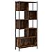 Libreria Rovere Fumo 72x28x172 Cm In Legno Multistrato - Foto miniatura 2