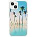 Cover Per Iphone 13/14 In Resina Palme, Azzurro - Foto miniatura 1