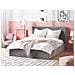 Letto Matrimoniale Velluto Grigio 160 X 200 Cm Vion - Foto miniatura 1