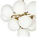 Lampadario Birrie Metallo Ottone - Foto miniatura 6