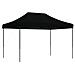 Tenda Da Festa Pieghevole Pop-up Nero 410x279x315 Cm - Foto miniatura 2