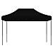 Tenda Da Festa Pieghevole Pop-up Nero 410x279x315 Cm - Foto miniatura 3