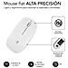 DUAL FLAT MOUSE RECHARGEABLE 1600 DPI WHITE SUBMO-DFLAT21 - Foto miniatura 4