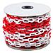 Catena Delimitazione In Plastica Bianca Rossa Spessore 6 Mm Rotolo 25 Mt Brixo - Foto miniatura 3