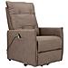 Marko Poltrona Reclinabile Con Alzata Elettrica E Alzata In Pu Cappucino - Foto miniatura 1