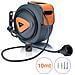 Avvolgicavo Elettrico Con Cavo 10mt Prolunga Shucko Avvolgitubo Fissaggio Muro - Foto miniatura 3