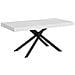 Tavolo allungabile 80x160/244 cm Karida bianco frassino gambe antracite - Foto miniatura 1