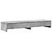 Supporto Monitor Con Cassetti Grigio 100x27x15 Cm In Truciolato - Foto miniatura 2
