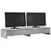 Supporto Monitor Con Cassetti Grigio 100x27x15 Cm In Truciolato - Foto miniatura 3