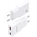 ASCH-30W2P046-W Caricabatterie per dispositivi mobili Fotocamera, MP3, MP4, Telefono cellulare, Navigatore, Computer portatile, Console portatile, Smartphone, Tablet, Universale Bianco AC Ricarica rapida Interno - Foto miniatura 3