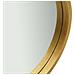 Specchio Da Parete Con Cinghia 40 Cm Oro - Foto miniatura 3