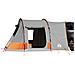 Tenda da Campeggio 2 Persone Grigio e Arancione Impermeabile - Foto miniatura 1