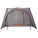 Tenda da Campeggio 2 Persone Grigio e Arancione Impermeabile - Foto miniatura 5