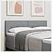 Testiera  Button Tufted Grigio chiaro 140 cm in tessuto - Foto miniatura 2