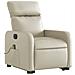 Poltrona Alzapersona Elettrica Reclinabile Crema in Similpelle - Foto miniatura 3