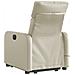 Poltrona Alzapersona Elettrica Reclinabile Crema in Similpelle - Foto miniatura 4
