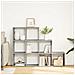 Libreria 4 Ripiani Grigio Cemento 137,5x29x103,5 cm Truciolato - Foto miniatura 3