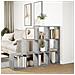 Libreria 4 Ripiani Grigio Cemento 137,5x29x103,5 cm Truciolato - Foto miniatura 4