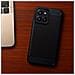 Custodia B-case Tpu Silicone Cover Case Per Motorola Moto G86 5g Carbon Metal Black - Foto miniatura 4
