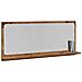 Specchio da bagno  in legno invecchiato 90x10,5x37 cm - Foto miniatura 3