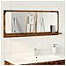 Specchio da bagno  in legno invecchiato 90x10,5x37 cm - Foto miniatura 4