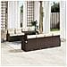 Set Divano da Giardino 9 pcs Marrone 100 x 55 x 73 cm - Foto miniatura 3