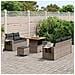Set Divano da Giardino 8 pcs Grigio polyrattan - Foto miniatura 3