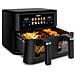 FR-9075 friggitrice Doppia 9 L Indipendente 2500 W Friggitrice ad aria calda Nero - Foto miniatura 2