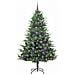 Albero di Natale artificiale preilluminato con set di palline - Foto miniatura 4