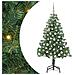 Albero di Natale con 300 LED con supporto Verde 210 cm PVC - Foto miniatura 1