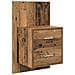 Testata con Comodino 3 pcs Legno vecchio Legno multistrato - Foto miniatura 6