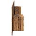 Testata con Comodino 3 pcs Legno vecchio Legno multistrato - Foto miniatura 8