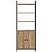 Armadio per Libri Rovere artigianale 60 x 24 x 161 cm - Foto miniatura 6