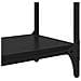Tavolo consolle Rovere Nero 75 x 29 x 75 cm Legno multistrato - Foto miniatura 8